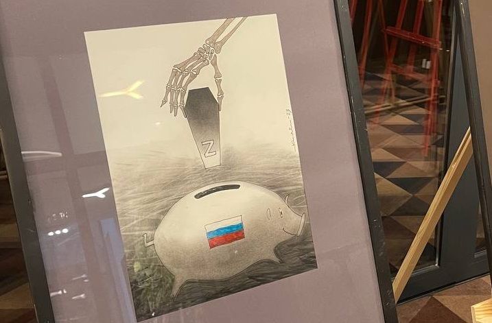 “Європа від наших картин каже “О, Господи!” і замовкає від жаху”, – Віктор Кудін про виставку своїх карикатур (фото) “Європа від наших картин каже “О, Господи!” і замовкає від жаху”, – Віктор Кудін про виставку своїх карикатур (фото)