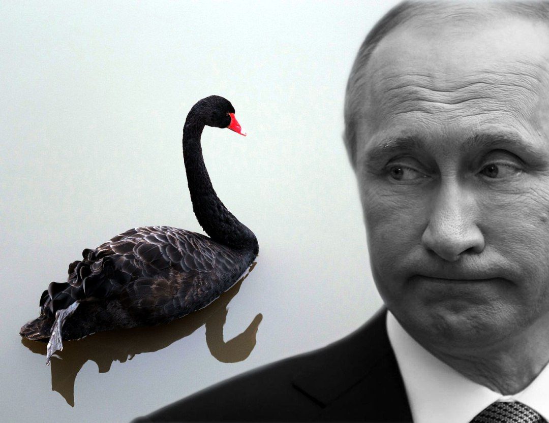 Над Владіміром Путіним кружляють чорні лебеді Над Владіміром Путіним кружляють чорні лебеді